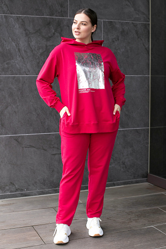 Костюм женский с худи Костюм женский с худи